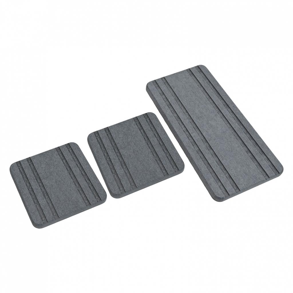 Набор быстросохнущих диатомитовых подставок для кухонных и ванных поверхностей