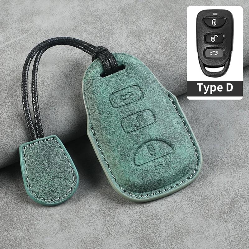 BTNPY1 5 Buttons Leather Car Key Case Cover Shell for Kia Telluride Telluride SX 2021 Sportage R 2022 K5 GT Line 2021 Seltos 2020