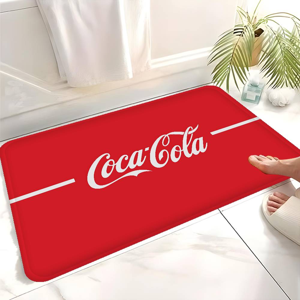 C-Coca-C-Cola Кухонный коврик Детская комната Спальня Украшение Балкон Противоскользящий коврик для входа Гостиная Alfombra
