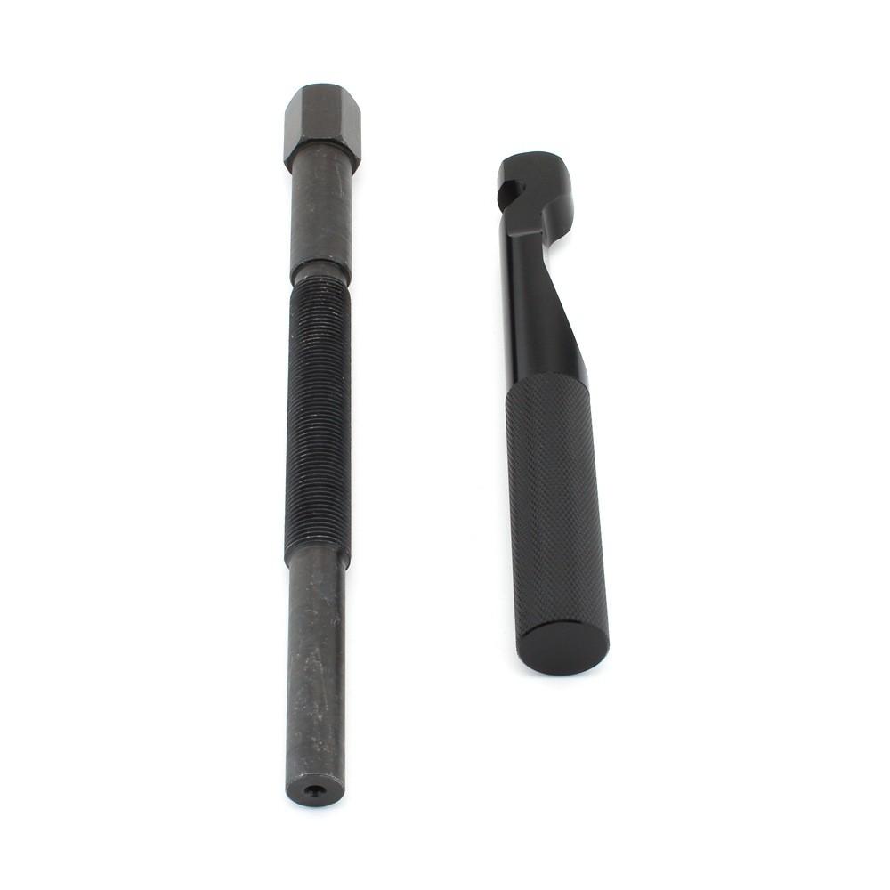 Polaris Duty Heavy Rzr Clutch Puller Tool Featuring Strong Black Brackets And Fasteners