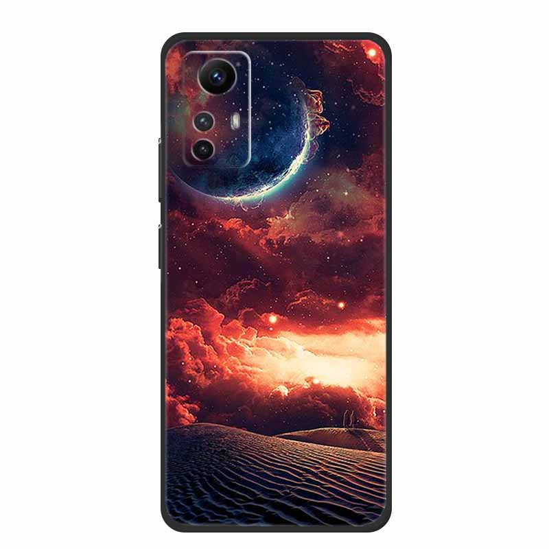 Чехол для Xiaomi Redmi Note 12S Крутые Животные Мягкий Силикон ТПУ Чехол для Телефона для Redmi Note12S Светящаяся Бабочка Ударопрочный Fundas