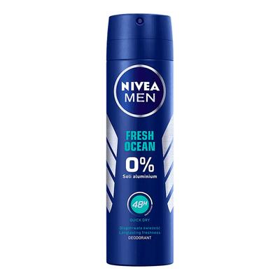 Мужской дезодорант-спрей Fresh Ocean 0% алюминия 48 часов 150 мл