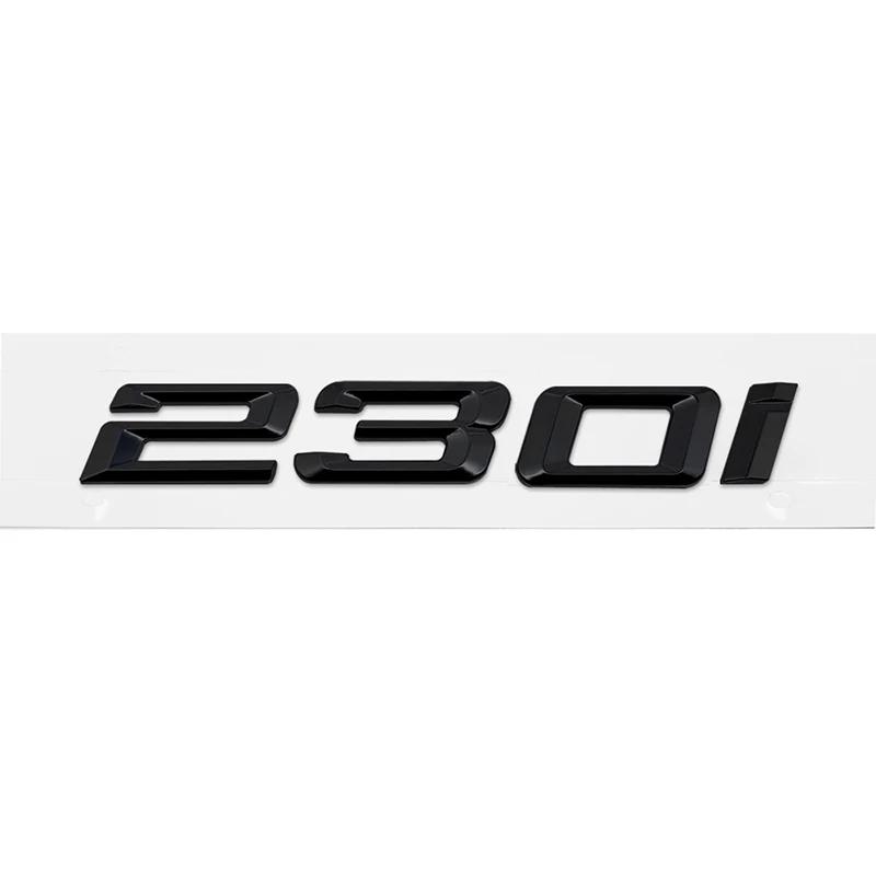 ABS Car Rear Trunk Letters Logo Badge Emblem Sticker For BMW 2 Series 216i 218i 220i 225i 228i 230i 235i 240i F22 F23 F46 F45