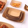 Disposable Kraft Paper Food Boat Trays