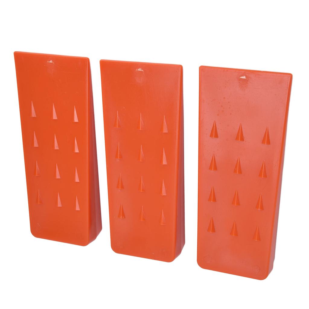 3 шт. 8-дюймовые клинья для валки деревьев с шипами, пластиковые безопасные инструменты для рубки деревьев бензопилами