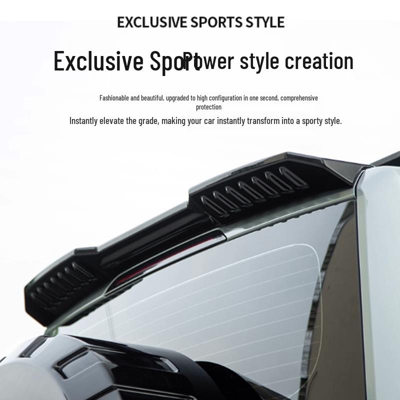 Задний спойлер на крышу Tank 300 Спортивный стиль (Без сверления, Окрашенный)