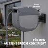 Hose Reel with Garden Hose 20 m, 180 degrees Swiveling Hose Box with Automatic Retraction Self-Locking