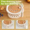 Кухонная чаша для сушки, корзина для мытья овощей, раковина для мытья фруктов и овощей, корзина для супа, машина для мойки ягод, сито для продуктов, дуршлаг для нарезанных фруктов