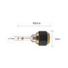 1/4 Inch Keyless Drill Chuck Adapter Self-tighten Electric Drill Bits Collet Chucks 1/4" Hex Shank Quick Change Converter