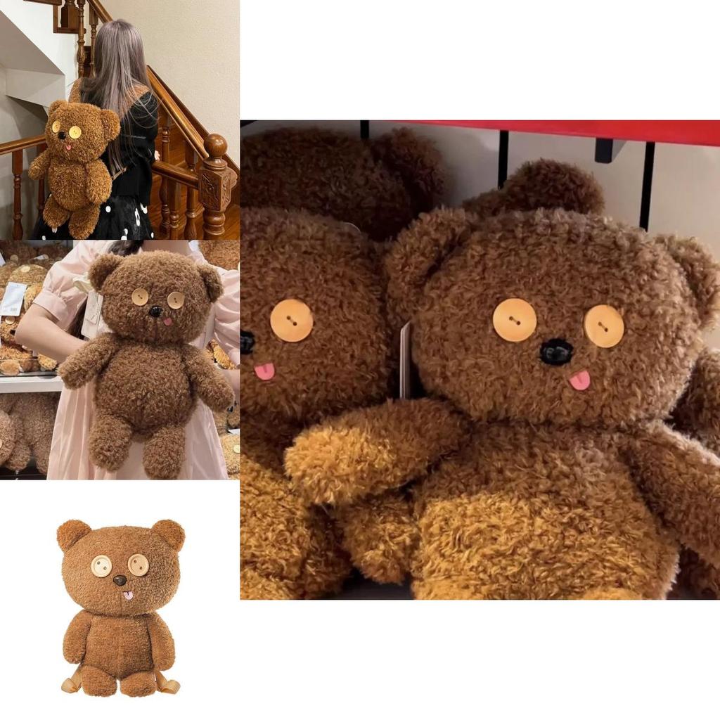 Плюшевый Рюкзак с Мультяшным Мишкой Тимом от Universal Studios с Отделением для Хранения для Повседневного Использования и Идеи для Подарков