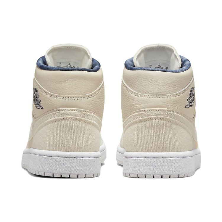 Женские кроссовки Air Jordan 1 Mid SE Sanddrift White Summit-White Midnight-Navy DM9126-104