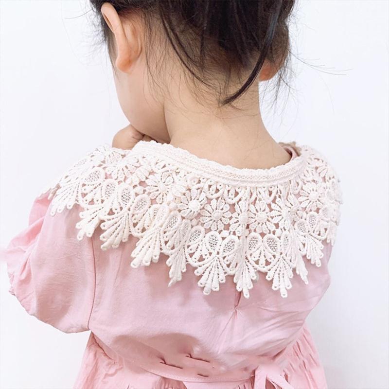 Съемный воротник Детский воротник с вышивкой Воротник-обманка Ложный воротник Кружевной воротник