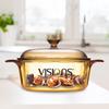 VISIONS 1,25 л Кристально прозрачная стеклянная кастрюля