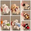 Hanging Ornament Little Bear Pendant Bag Charm Stuffed Doll Cute Plush Doll Keychain  Women Girls