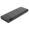 Легкий корпус-органайзер на 8 аккумуляторов 18650 для DIY портативного power bank, черный