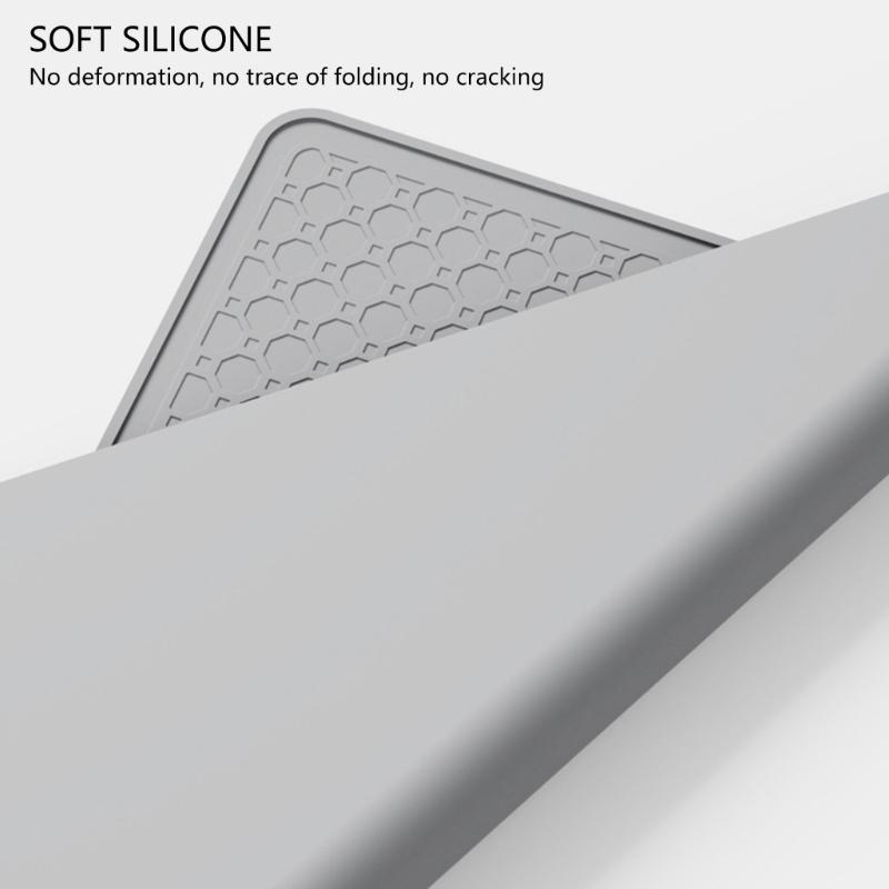 Nonslip Kitchen Surfaces Protectors Mat with Raised Ridges for Cooktop and Countertop Protection 450°F Heat Resistant