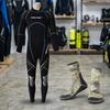 3 мм Неопрен Мужской Гидрокостюм Полный Костюм Дайвинг Плавание Черный L Дайв-Носки Устойчивые к Порезам