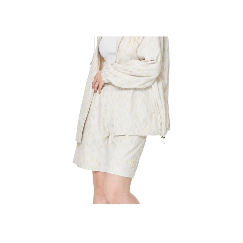 Новые унисекс куртки MLB цвета слоновой кости белые 3AWJM0531-50IVS