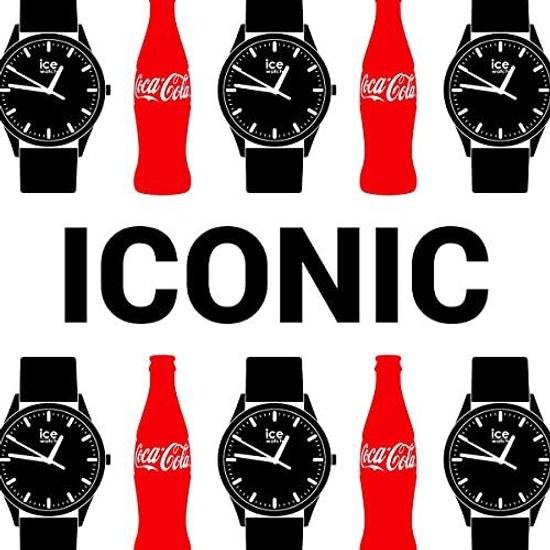 Coca-Cola Ice-Watch Команда Черный Средний 019618 Часы Наручные Мужские Унисекс Ice Солнечная Батарея