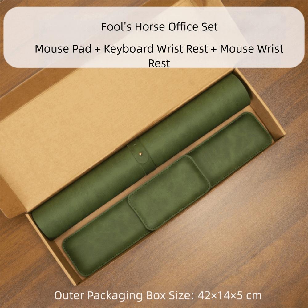 PU Desk Pad Waterproof Laptop Desk Mat Portable Large Mousepad  Mouse Wrist Guard