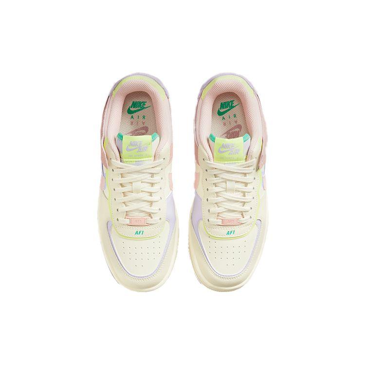 Nike Женские кроссовки Air Force 1 Shadow Cashmere Cream Pure-Violet Pink-Oxford CI0919-700