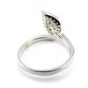 Silver Ring 'Goddess' White Silver (rhodium) - 10 Mm