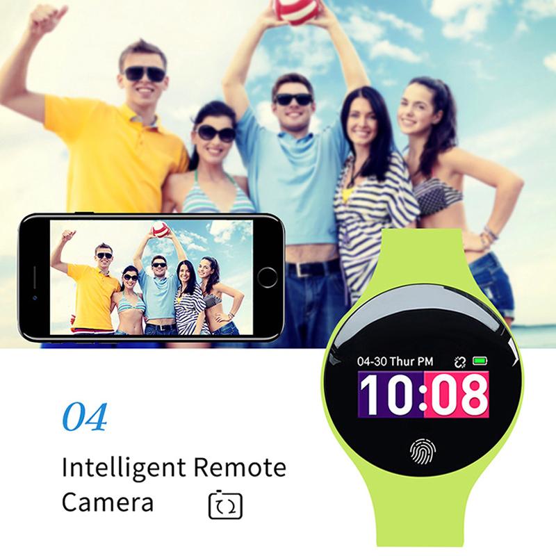 Умные часы IP65 OLED Спортивные Сообщения Здоровье Мужчины Женщины Молодежь Вибрирующий Будильник Браслет Bluetooth Шагомер Электронные Смарт-часы