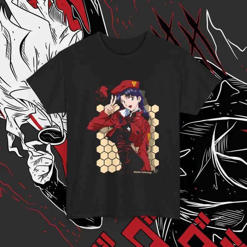 Misato Katsuragi Girl Anime Waifu Cosplay Unisex Tshirt Gift Unisex 3