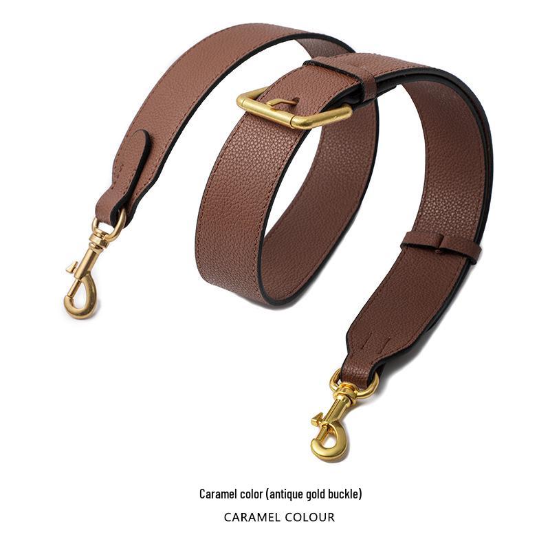 Универсальный широкий плечевой ремень из коровьей кожи с зернистой текстурой личи для сумки Dionysus (модель: MHS-A-9)