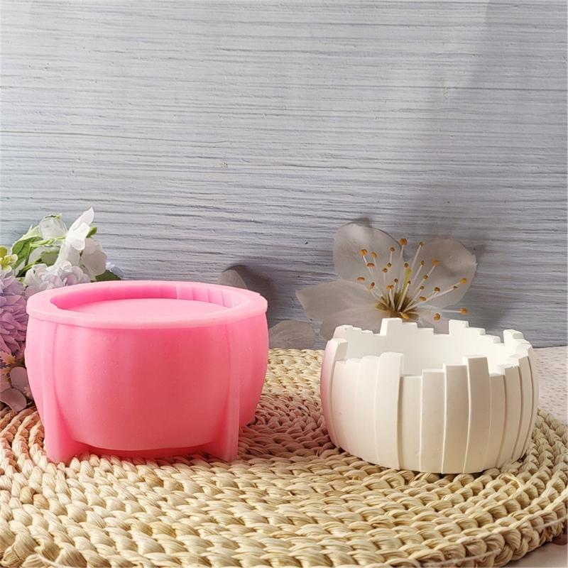 Гибкий Прочный Силиконовый Молд Аксессуар для Уникальной Неправильной Гипсовой Чаши для Хранения Художественные Ремесленные Принадлежности Домашний Декор