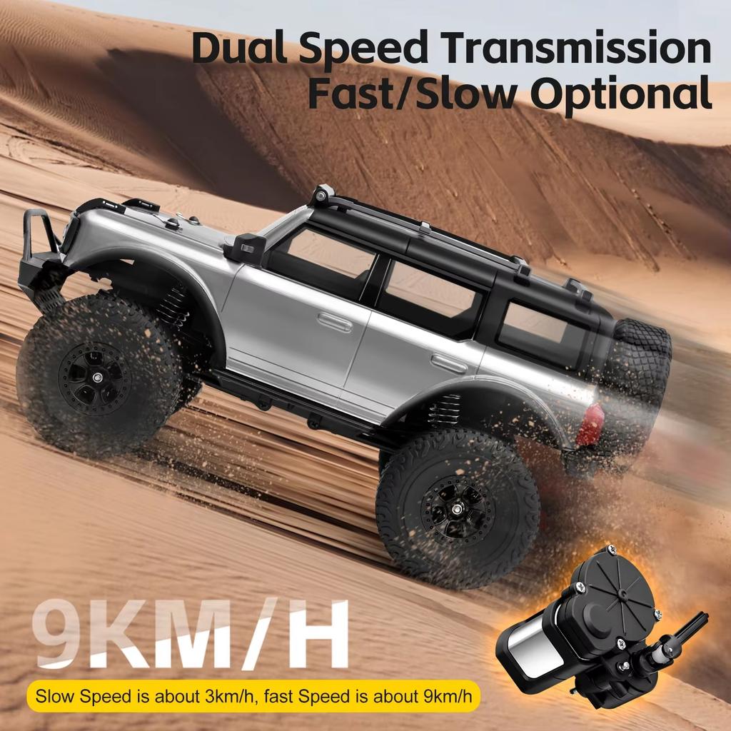 WLtoys 184023 1:18 Радиоуправляемая Машинка со Светодиодной Подсветкой 2.4G 4WD Машина на Пульте Управления RTR Профессиональный Внедорожник для Лазания Игрушка Для Ребенка Подарок