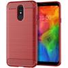 For LG Q8 2018 Q Stylus Lg Stylo+ Carbon Fiber Case for Lg Stylo 4 Stylo4+ Q Stylo Plus Shockproof Silicone Case Back Cover