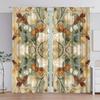 Beautiful Floral Pattern Curtains, Decorative Window Drapes for Bedroom & Living Room, Home Decoration, Room Decoration