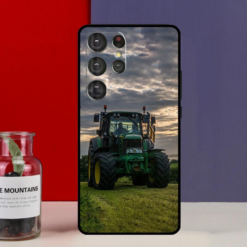 Фермерский трактор Чехол для Samsung Galaxy S25 Ultra S9 S10 S20 FE S21 S22 S23 Plus S24 Ultra