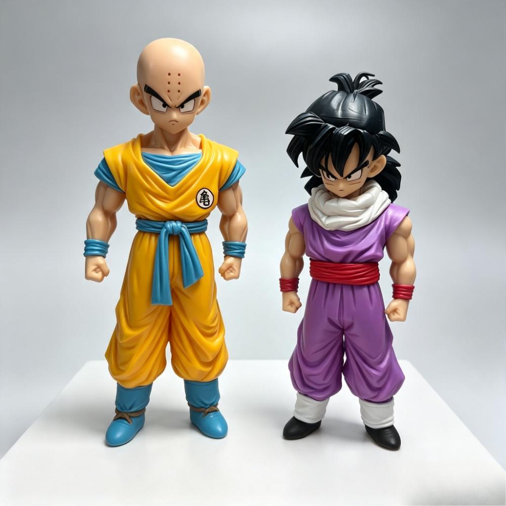 Набор ПВХ фигурок Dragon Ball Криллин и Малыш Сон Гоку Модель персонажа аниме Настольное украшение Коллекционный подарок для фанатов