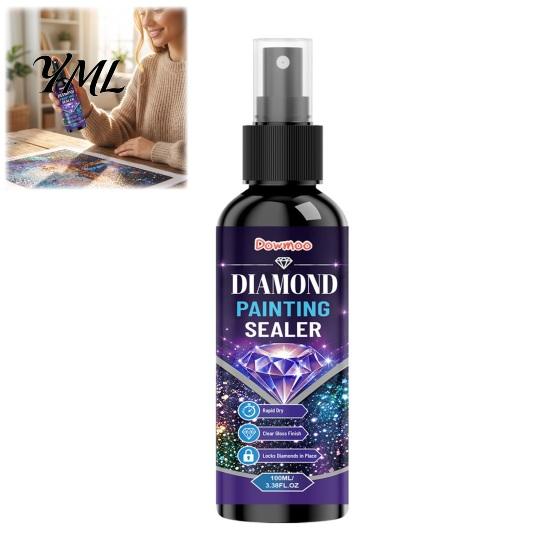 Protective Film for DIY Diamond Art Painting Sealer Spray, Quick Drying Mounting Sealant, Accessories And Tools Clear Glossy Coating Crafts Projects