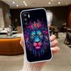 Animal lion Transparent Phone Case for Motorola Moto G7 G8 G9 G84 G85 G73 G24 G15 Z2 Play Power Plus