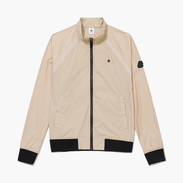 Lecoq Golf [Coq Atti Tab] Men'S Hybrid Single-Layer Windbreaker Beige Gr121Mbl22