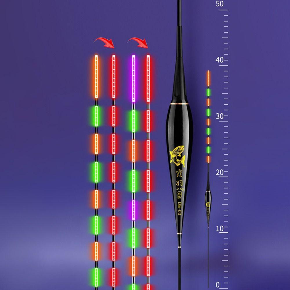 2 шт. Индикатор Электронный рыболовный поплавок Буй Поклевка Скальная рыбалка Поплавки Светящийся поплавок Длинный хвост