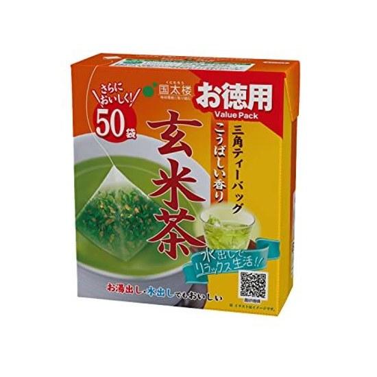 Otokukoku Tairo Yoko Kabashii Kaori Genmaicha Triangle Tea Bag 50P