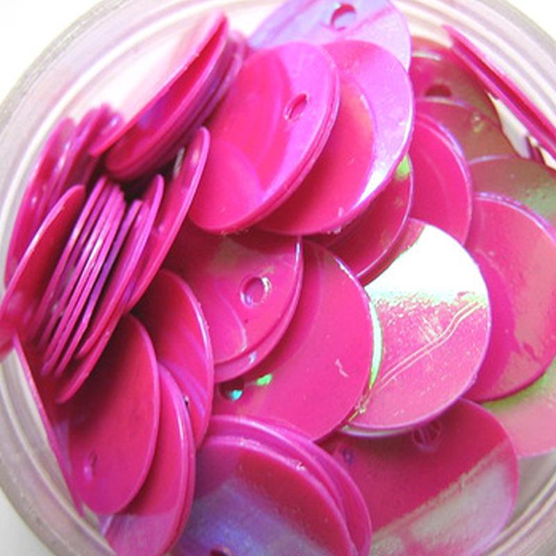 Круглые свободные 16 мм синие блестящие пайетки для шитья, аксессуары для рукоделия с блестками