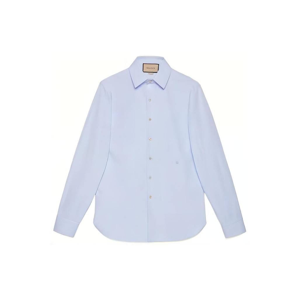 Gucci Рубашка Lido мужская светло-голубая 699550-ZAJOL-4910