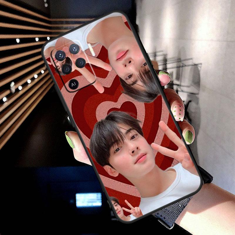 Чехол Cha EunWoo Eun Woo для Oppo A5 Pro A15 A17 A57 A77 A18 A38 A58 A78 A98 A94 A74 A54 A16 A76 A96 A40 A60 A80