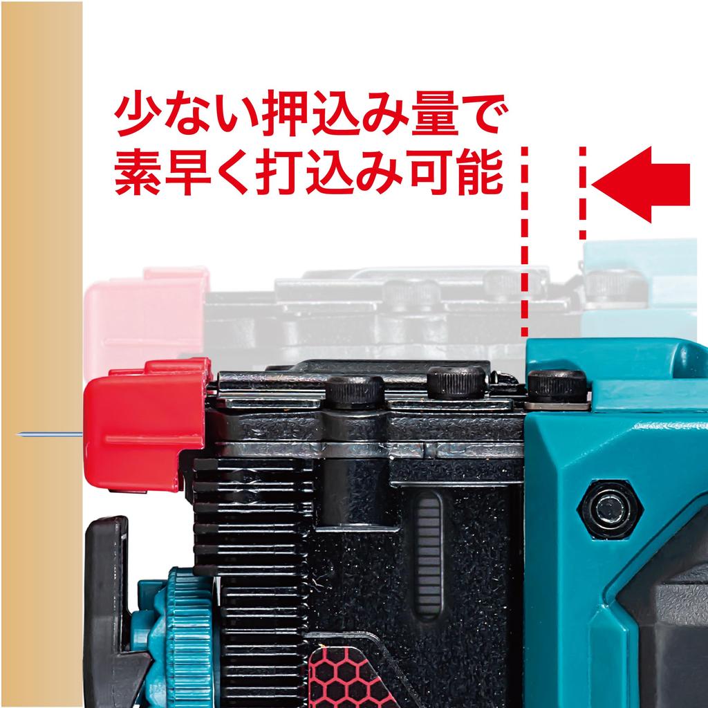 Makita 4 мм Аккумуляторный 40 В макс. с 2 и Степлером ST001GRDX, 2,5 Ач, Аккумуляторы, Зарядное устройство, Кейс,