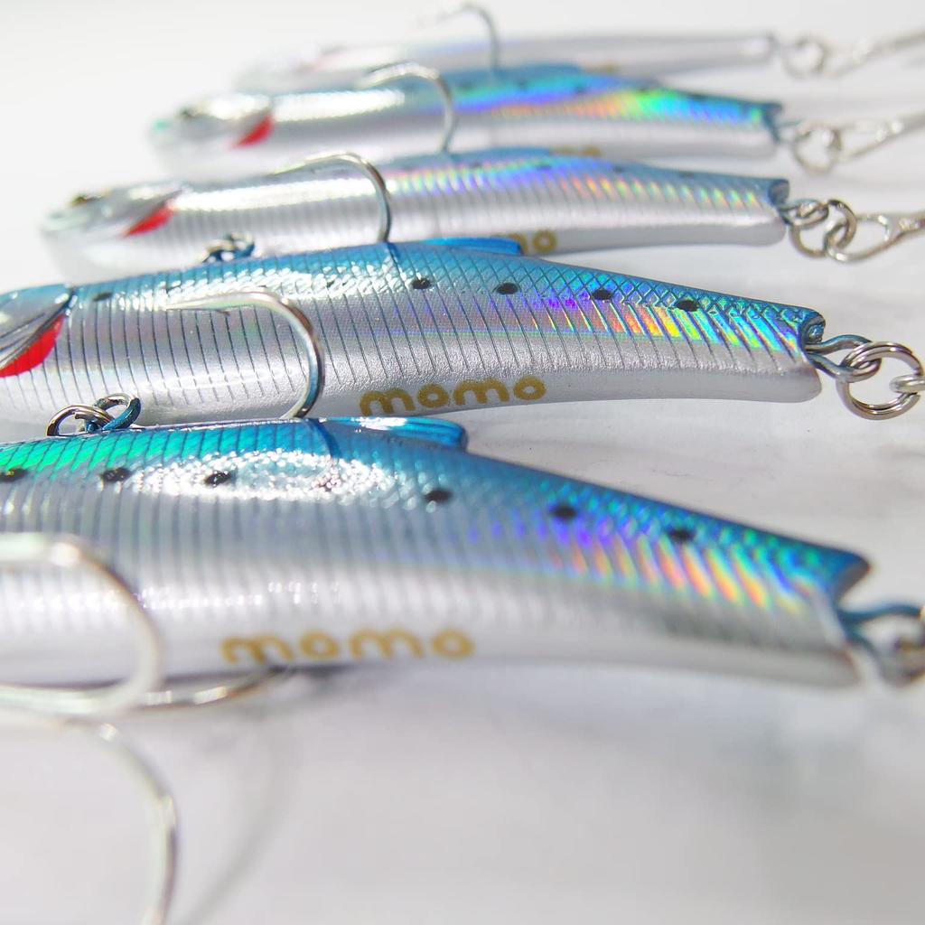 Приманка momo морской окунь вибрация нож лезвие вибрация 70ES 55ES высокая производительность маленькая синяя рыба вишня лосось стандартная приманка (70мм - сардина)