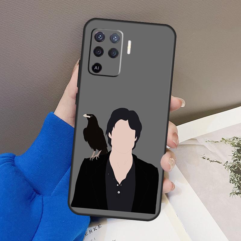 Чехол Vampire Diaries Damon Salvatore для Oppo A76 A16 A96 A17 A18 A60 A80 A40 A38 A58 A78 A98 A94 A74 A54 A15 A57 A77 A5 Pro