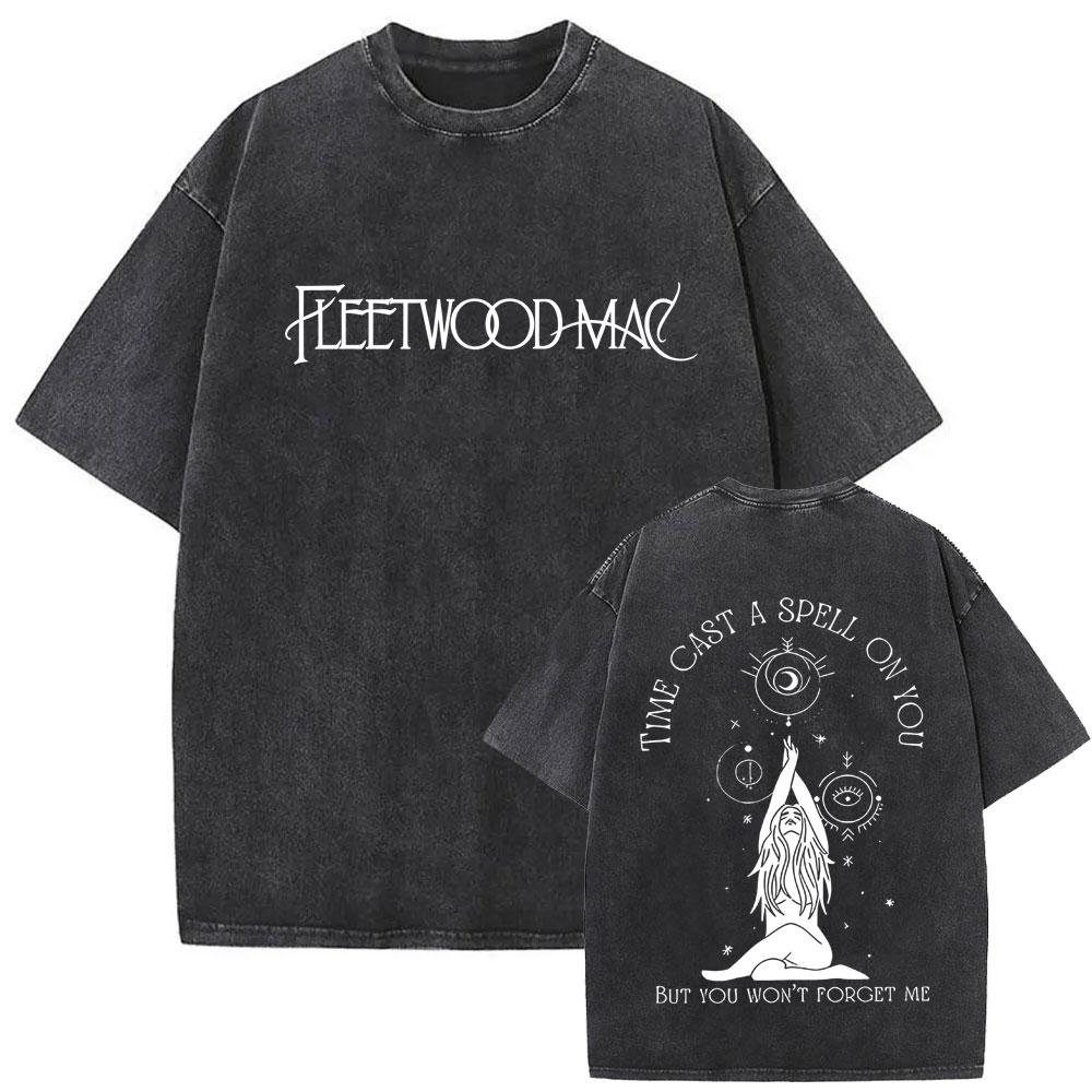 Стильная винтажная футболка с графическим принтом рок-группы Fleetwood Mac, футболка Стиви Никс, футболки Rumours, мужские, женские, готические, оверсайз