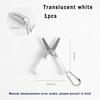 1pcs Transparent Mini Scissors, Retractable Folding Portable Scissors, Student Hand-made Paper Scissors