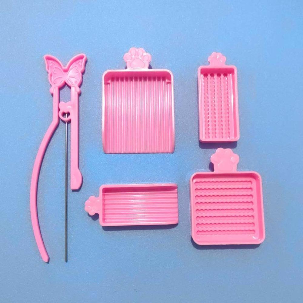 3/4/5 шт./набор Пластиковые бусины Термомозаика Игла Пинцет Инструменты для бисероплетения Набор для изготовления бобов