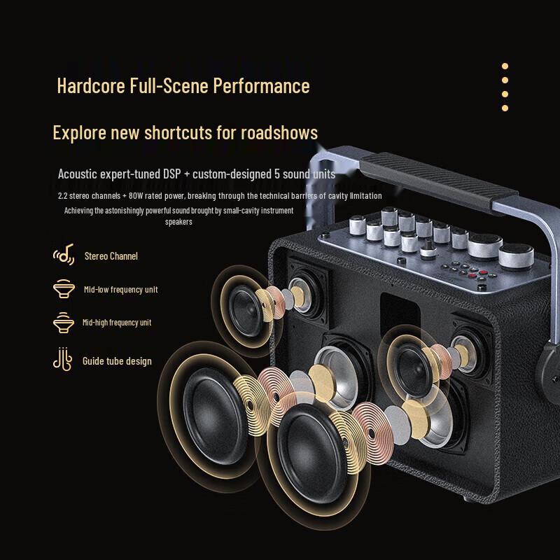 SEE ME HERE S3 Outdoor Portable Karaoke Speaker